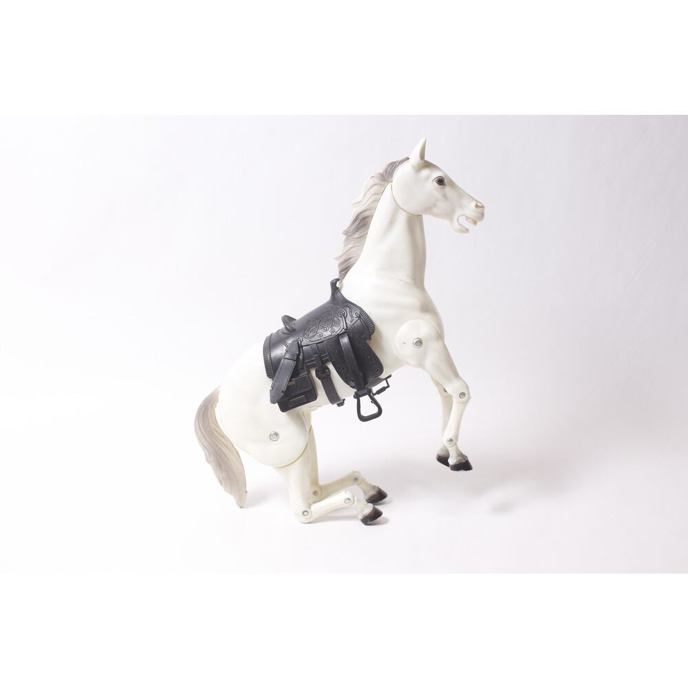 Vintage Marx Gabriel Lone Ranger Silver Horse Action Figure ~ 260209-WH 962